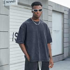เสื้อยืดวินเทจสำหรับผู้ชายเสื้อยืดโอเวอร์ไซส์ผ้าฝ้ายโอเวอร์ไซส์ลายกรดซักได้ออกแบบได้ตามต้องการ - Product Image 3