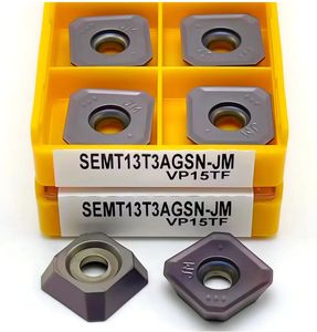 Chất Lượng Cao CNC Máy Tiện Vuông Phay Máy Bay Công Cụ Quay Chèn Các Bộ Phận Semt 13T3 Semt13t3agsn Jm Carbide Chèn - Product Image 1