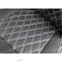 Ensemble complet de housses de siège de voiture en cuir PU pour Suzuki Jimny 3 portes et 5 portes avec oreillers, luxe toutes saisons
