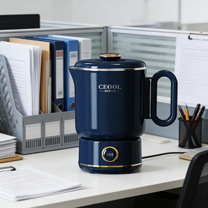 Appareils électroménagers de cuisine de haute qualité, bouilloire électrique intelligente en acier inoxydable 304 sain de 0,9 L, bouilloire numérique électrique - Product Image 1