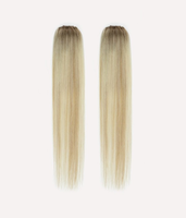 LLBeauty 10" Extension de cheveux naturels à clipser instantanée, frange rideau, pour femmes, sans trace, patch de couverture capillaire, fournisseur de premier plan
