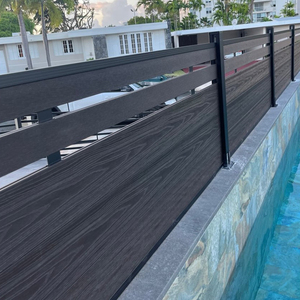 Clôture de jardin écologique avec panneau de <span class=keywords><strong>gravier</strong></span> composite à grain de bois - Product Image 6