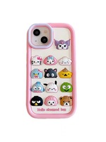 Coques de Téléphone Portable Mignonnes en 3D Dessin Animé pour iPhone 15 14 Plus 13 Pro Max 12 Mini 11 Pro XS Max 7 8 Plus