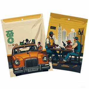 Sceau personnalisé à 3 côtés 3.5g sacs en mylar découpé par colorant impression par gravure impression personnalisée pour bonbons comestibles et emballage d'aliments pour animaux de compagnie - Product Image 6