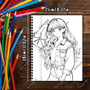 Quaderno <span class=keywords><strong>A4</strong></span> Personalizzato con Spirale per Colorare, Sketchbook Ramadan K-Pop per Bambini e Adulti, Set di Cancelleria e Materiale Scolastico - Product Image 3