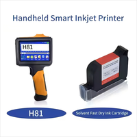 H81 Tij Hoge Resolutie Automatische Inkjet Handheld Printer Geschikt Voor Patroonafdrukken