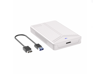 Neue 15mm 2,5 Zoll Typ C zu <span class=keywords><strong>USB</strong></span> 3.0 SATA Box Externes Festplatten gehäuse Kunststoff gehäuse Werkzeug Kostenlos 5 Gbit/s Unterstützung UASP für SSD 4TB - Product Image 1