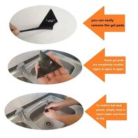 Tampon de gel fixe de marque brevetée, accessoires de voiture, intérieur décoratif antidérapant pour tableau de bord de voiture, coussin antidérapant en gel pu