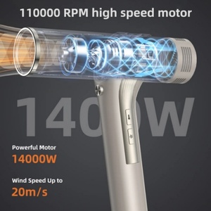 Secador de Pelo con Pantalla LED de Temperatura, Calentador PTC, Rizador de Pelo para Todo Tipo de Cabello - Product Image 4