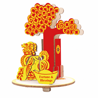 Kit de construction de modèles en bois 3D, maison en bois découpée au laser, jouet artisanal pour enfants, cadeau éducatif STEM, assemblage par emboîtement