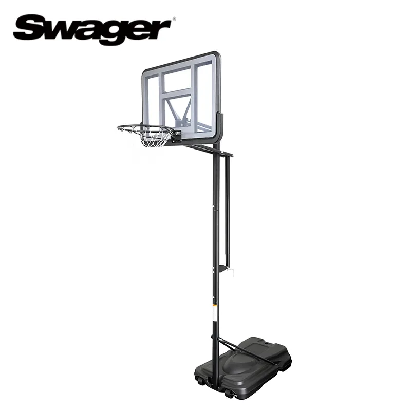 ZY 44'' pvc backboard basketball stand