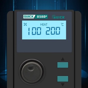 Station de dessoudage à air chaud Quick 858D+ avec affichage numérique et température réglable - Product Image 2