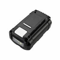 Paket Baterai Pengganti Lithium Ion 40V, Baterai Li-ion Isi Ulang yang Kompatibel untuk Blower dan Mesin Pemotong Rumput