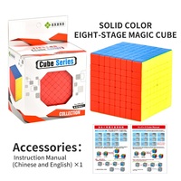 Compétition professionnelle 8x8x8 jouet cube jeu en plastique éducatif personnalisé cubes magiques