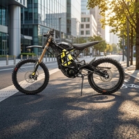 Moto tout-terrain électrique Surron 72V 35Ah haute performance pour la montagne Surron Light Bee X Noir