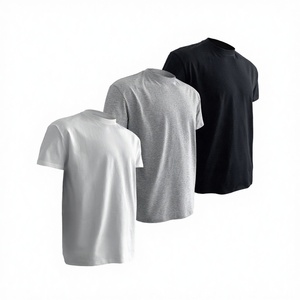 AUTICUP Camiseta deportiva de cuello redondo para hombre, estilo americano, color liso, nórdica, de hombros rectos, de seda helada Sorona, de secado rápido y elástica - Product Image 1