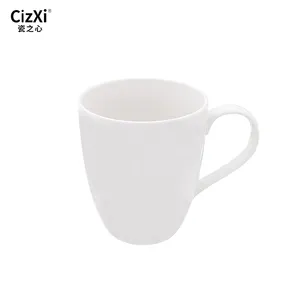 廉价皇家花式陶瓷咖啡散装白色马克杯