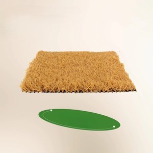 Nieuwe Wasbare Gouden Kunstgras Kippennestmat 30x30cm Beddengoedmat voor Legkippen - Product Image 1