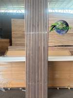 Paneles Acústicos de Madera MDF Modernos de Alta Calidad, Paneles de Pared con Listones de Madera, Insonorizantes, Ecológicos e Ignífugos para Oficinas y Salas de Conferencias