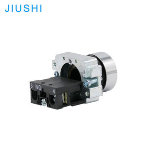 Interruptor pulsador momentáneo de metal de 22mm de diámetro de apertura de Kelly rojo 1NC IP40 Wenzhou China - Product Image 3