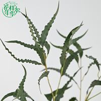 Guirlande de verdure en soie d'eucalyptus premium, 76 cm, bord roulé, best-seller, pour cérémonies de mariage, décoration murale et intérieure