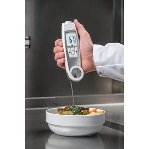Testo 104-IR Infrared <b>Thermometer</b> Dual Sensor Surface And Core Temperature Measurement Waterproof With <b>Probe</b> - Product Image 6