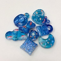 Perles acryliques en vrac à motifs de poissons de dessin animé, assorties, pour la création de bijoux DIY, accessoires pour chaînes de téléphone, breloques de sac et porte-clés
