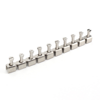 Pont fixe FBI 10-12 pour borniers de 12 mm, barre de raccordement à 10 positions pour connecteurs de borniers modulaires sur rail DIN