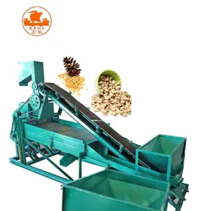 Yüksek verimli % antepfıstıkları kırma kırma Shelling makinesi çam fındık Sheller Dehulling makinesi