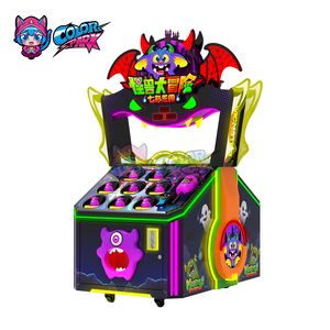 เครื่องเล่นเกมหยอดเหรียญในร่ม สีสันสดใส ราคาถูก สำหรับเด็ก เกมตีมอนสเตอร์กบ - Product Image 3