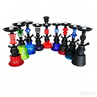 Chichas arabes compactes en métal, économiques, type « Baby Hookah Shisha »
