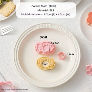 Cortadores de Galletas con Forma de Peces y Flores para Amantes de la Naturaleza, Ideales para Celebraciones de Primavera, <span class=keywords><strong>Fiestas</strong></span> <span class=keywords><strong>en</strong></span> el Jardín y Reuniones Especiales - Product Image 6