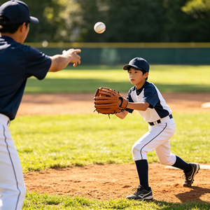 Gants de lanceur de baseball et de softball pour gaucher, en cuir de vachette PU tissé respirant, durables, pour la compétition sportive - Product Image 2