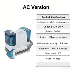 Aspiradora Húmeda/Seca de 220V con Función de Lavado de Alfombras y Telas de Sofás para Limpieza Profunda del Hogar y Comercial - Product Image 4