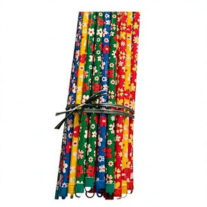 Italian PVC Coated Wooden Mop Broom Dustpan <b>Brush</b> Set Flower Design Soft Bristles Waterproof Eco-Friendly Home Portable Vietnam - Product Image 1