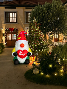 Gnomes <span class=keywords><strong>de</strong></span> <span class=keywords><strong>Noël</strong></span> gonflables <span class=keywords><strong>de</strong></span> 2 m / Tomte / Nisse / Kabouter, décorations lumineuses pour la cour, lumières LED intégrées pour décorations <span class=keywords><strong>de</strong></span> <span class=keywords><strong>Noël</strong></span> - Product Image 1