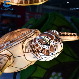 SGTL29 prix usine Animal lanterne <span class=keywords><strong>tortue</strong></span> de mer lanterne en soie pour spectacle de lanterne à thème - Product Image 5