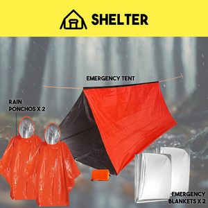 <span class=keywords><strong>Sac</strong></span> <span class=keywords><strong>à</strong></span> <span class=keywords><strong>dos</strong></span> de survie premium 72 heures avec fournitures, <span class=keywords><strong>sac</strong></span> de survie amélioré, <span class=keywords><strong>sac</strong></span> <span class=keywords><strong>d</strong></span>'<span class=keywords><strong>urgence</strong></span> avec kit de survie tactique <span class=keywords><strong>complet</strong></span> - Product Image 5