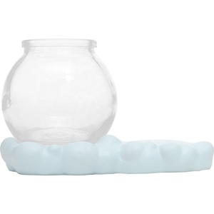 Fournitures de jardin créatives et personnalisées Ornement de poupée Vase en verre de bureau en résine Arrangement floral hydroponique <span class=keywords><strong>Pot</strong></span> de fleur - Product Image 6