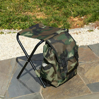 Chaise de pêche pliante de camping en plein air, tabouret robuste et confortable, sac à dos portable, sac de siège, chaise de pêche économique, siège de randonnée