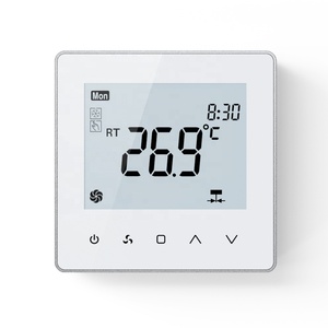 Termostato Intelligente Wi-Fi per Riscaldamento e Raffreddamento <span class=keywords><strong>a</strong></span> 2 o 4 Tubi, <span class=keywords><strong>Sensore</strong></span> Remoto per Zona, Programmabile 7 Giorni, Compatibile <span class=keywords><strong>con</strong></span> Alexa e Google APP - Product Image 1