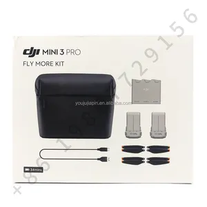 DJI Mini 3 Pro Fly More Kit Asli dengan Dua Baterai Cerdas Hub Pengisian Dua Arah Baterai Maksimum 34 Menit Dalam Stok