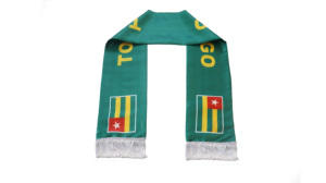 TOGO Drapeau Écharpe En Gros Personnalisé Football Acclamations Produits Fans Drapeau National Écharpe Graduation Gland Écharpes Châle - Product Image 4