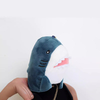 Vente en gros personnalisé 15cm Promotionnel Doux Mini Requin Animal En Peluche Poupée Animaux Mer Animal Marin En Peluche Jouets Porte-clés pour Enfants