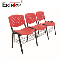 Chaise d'attente de bureau Ekintop colorée de haute qualité prix d'usine chaise de bureau visiteur en plastique