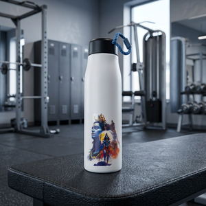 Bouteille d'eau en métal personnalisée Liviya Mahadev Shiv Design pour la remise des diplômes, le Nouvel An, Noël et la rentrée scolaire - Product Image 2