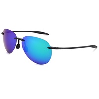 Lunettes de soleil de sport polarisées Jinhong sans monture, monture TR jaune-gris, pour la conduite en extérieur