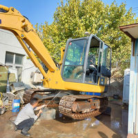 Pelle d'occasion Excavatrice Komatsu PC56 de 5 tonnes d'occasion en parfait état
