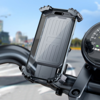 Support de Téléphone Rotatif à 360 Degrés pour Guidon de Vélo avec Bande en Silicone