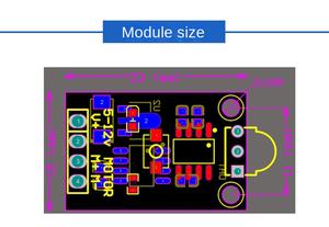 Micro Control remoto inalámbrico PWM Módulo de regulación de velocidad 3,3 V 5V 12V DC Motor Drive Forward Reverse Stop Componentes electrónicos - Product Image 3